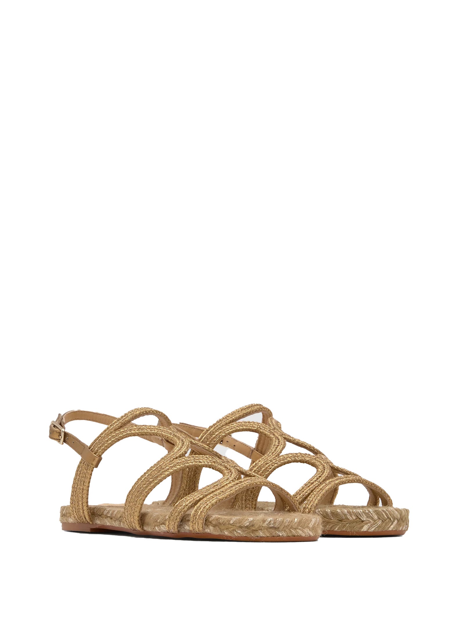 CASTAÑER Handcrafted Weave Flat Sandals for Women