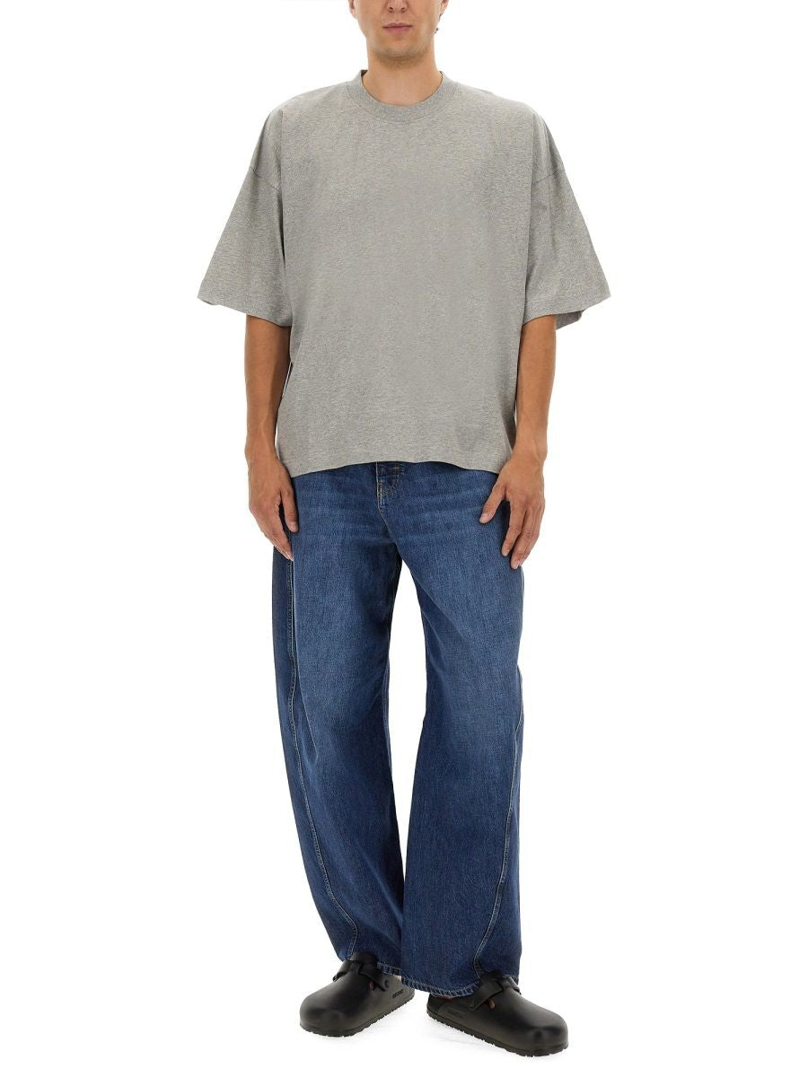 STUDIO NICHOLSON Classic Cotton T-Shirt for Men - FW25 Collection