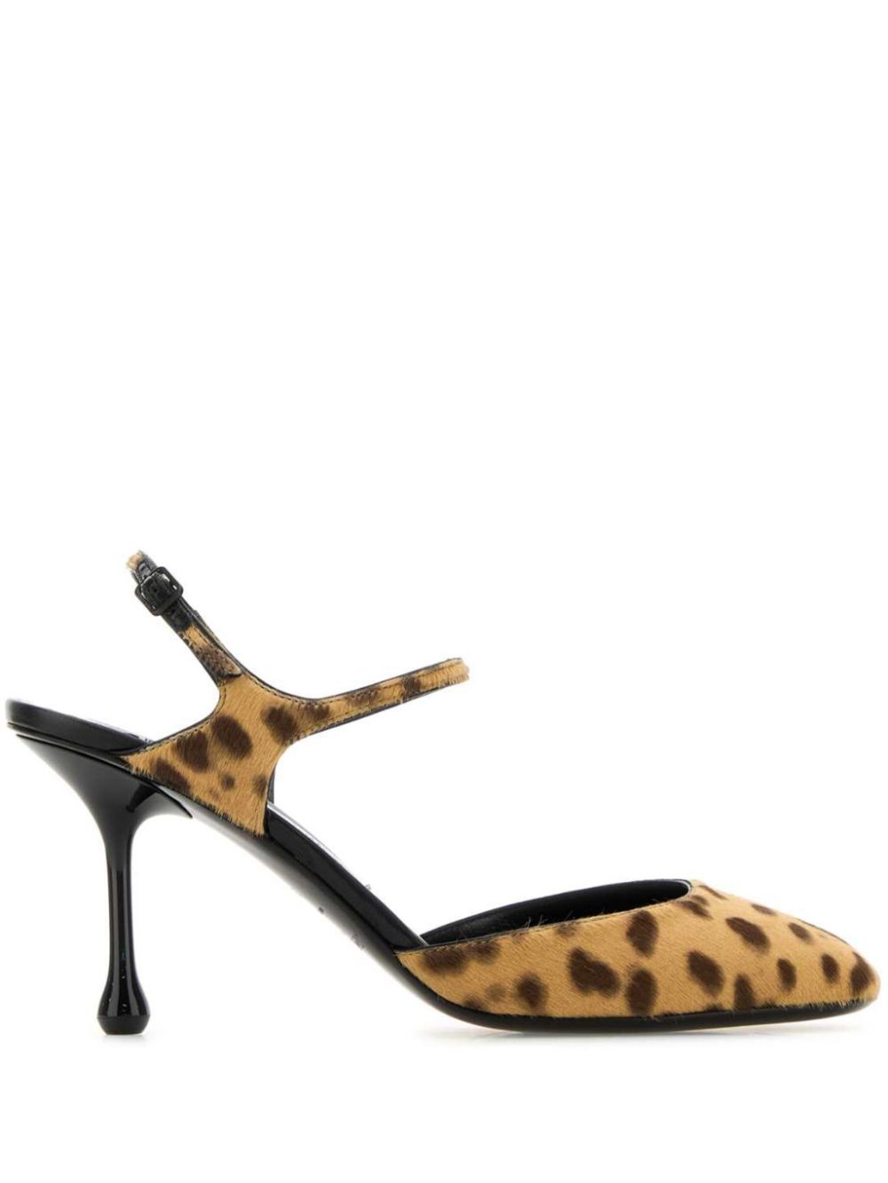 JIMMY CHOO Leopard Print Slingback Pumps