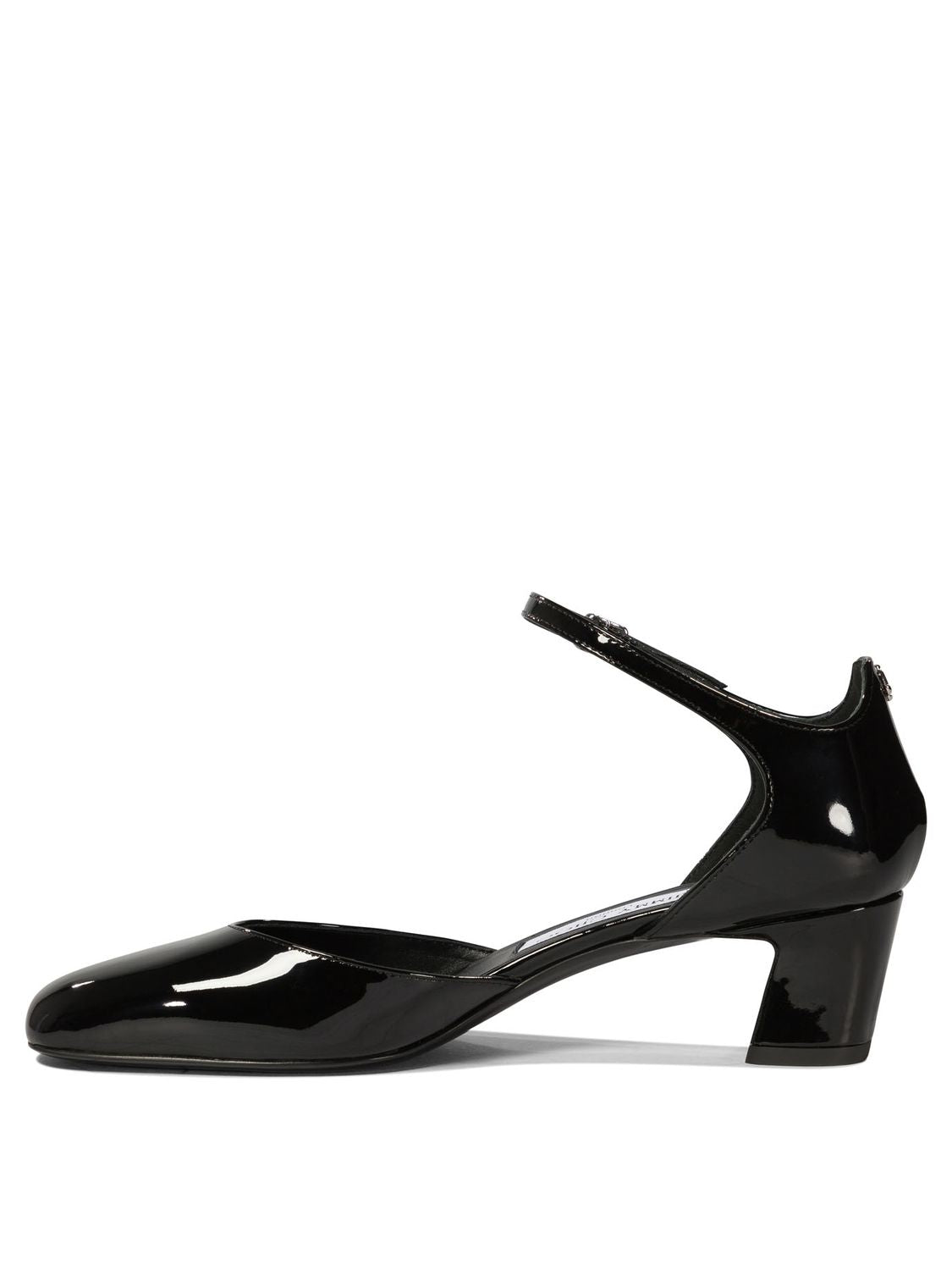 JIMMY CHOO Elegance Redefined: Block Heel Mary Jane (4.5 cm)