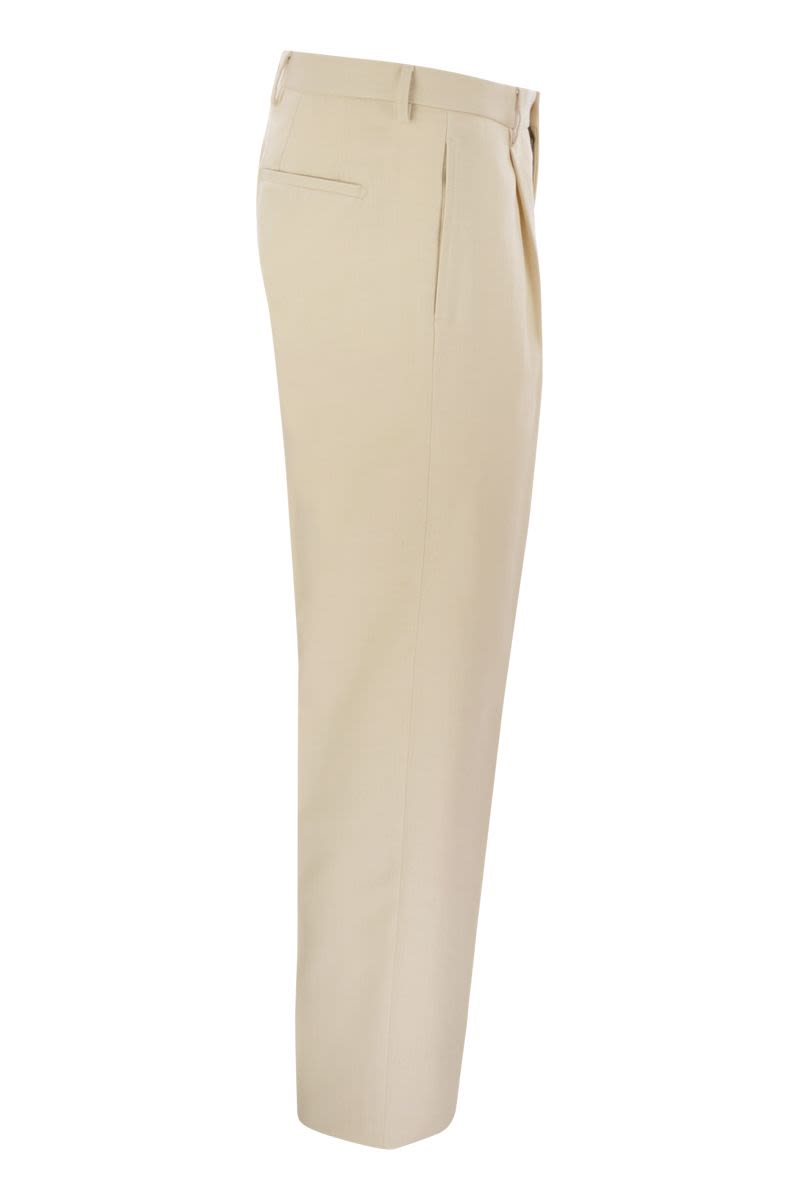 TAGLIATORE Men's Regular Fit Stretch Cotton-Blend Trousers