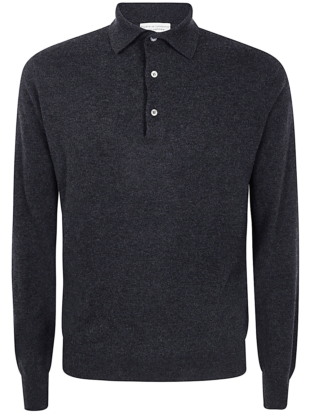 FILIPPO DE LAURENTIIS Long Sleeves Cashmere Wool Polo Neck