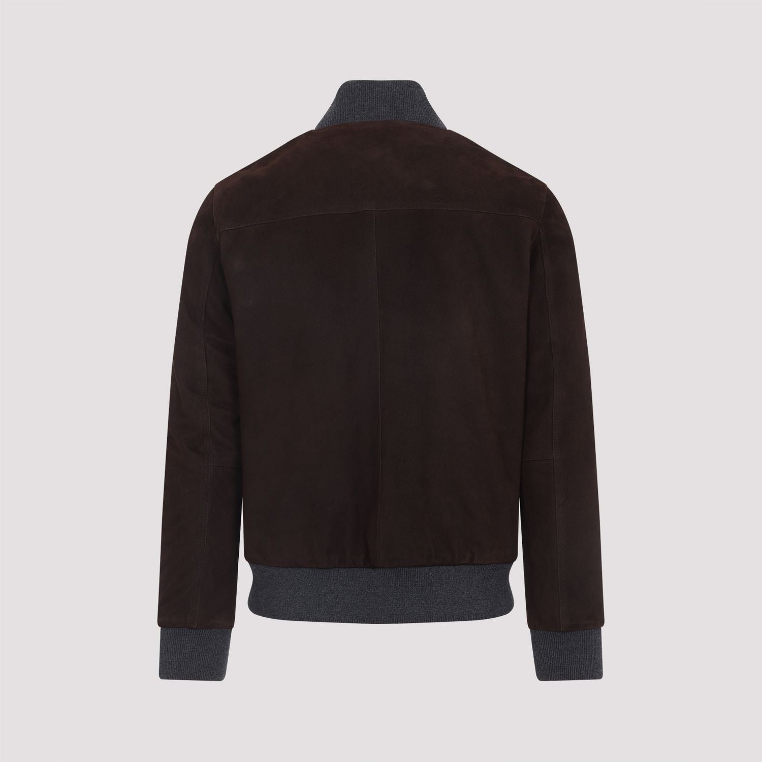 BRIONI Classic Suede Bomber Jacket for Men