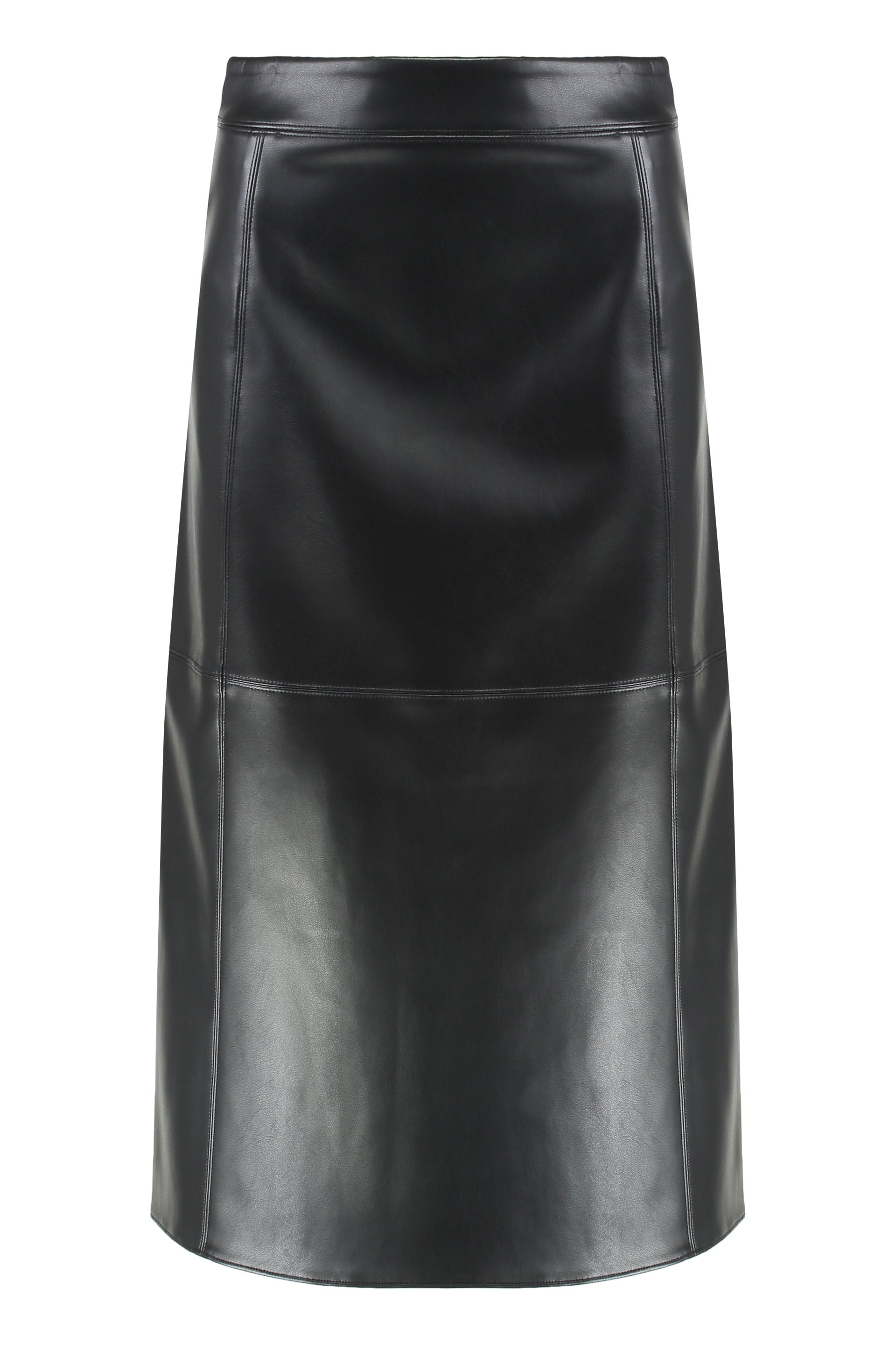 S MAX MARA MIDI Skirt in Soft Coated Fabric