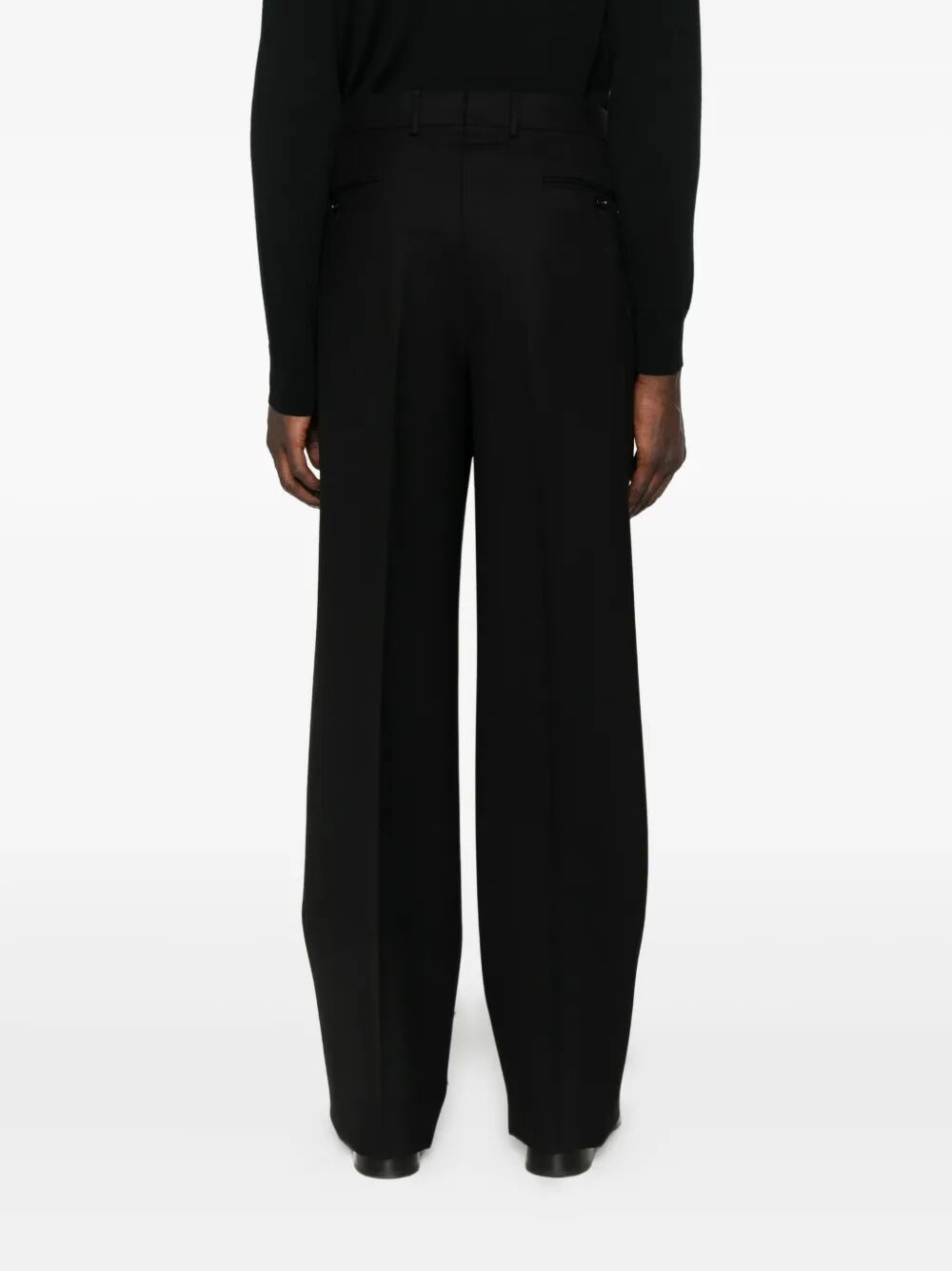 TOM FORD High Twist Wool Pleated Trousers