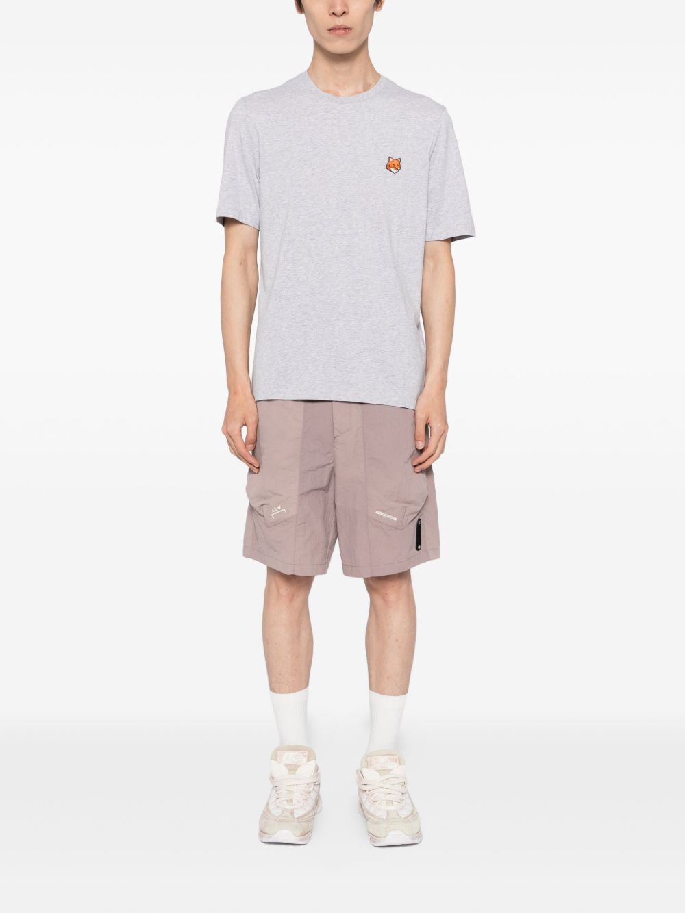 MAISON KITSUNÉ Fox Head Cotton T-Shirt - Men's - Fall 2025