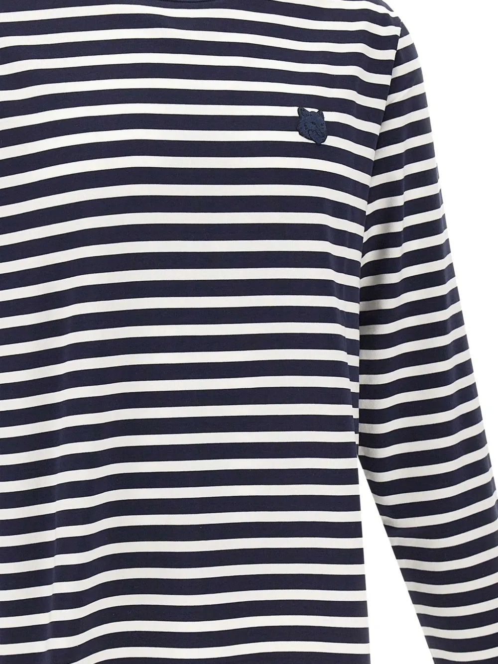 MAISON KITSUNÉ Fox Head Long Sleeve T-Shirt - Men's Casual Wear