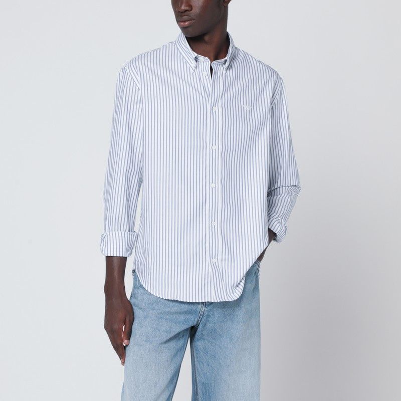 MAISON KITSUNÉ Striped Button-Down Shirt for Men