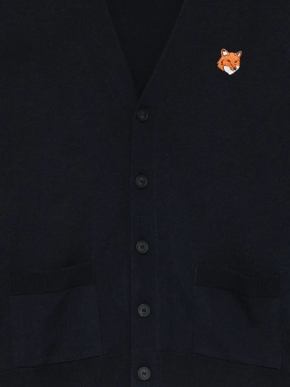 MAISON KITSUNÉ Fox Head Merino Regular Cardigan