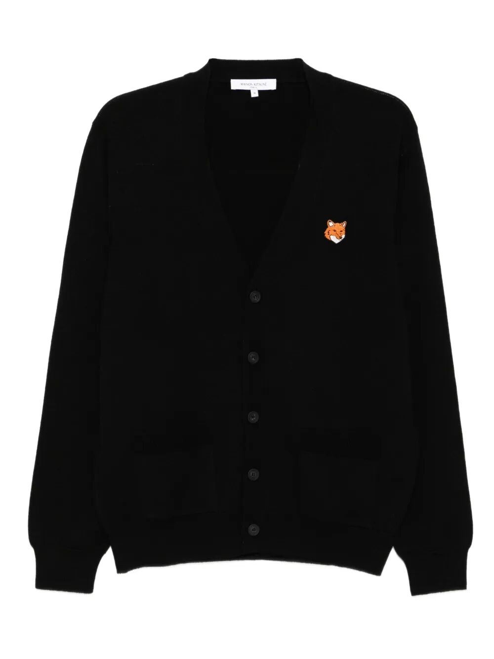MAISON KITSUNÉ Fox Head Wool Cardigan for Men