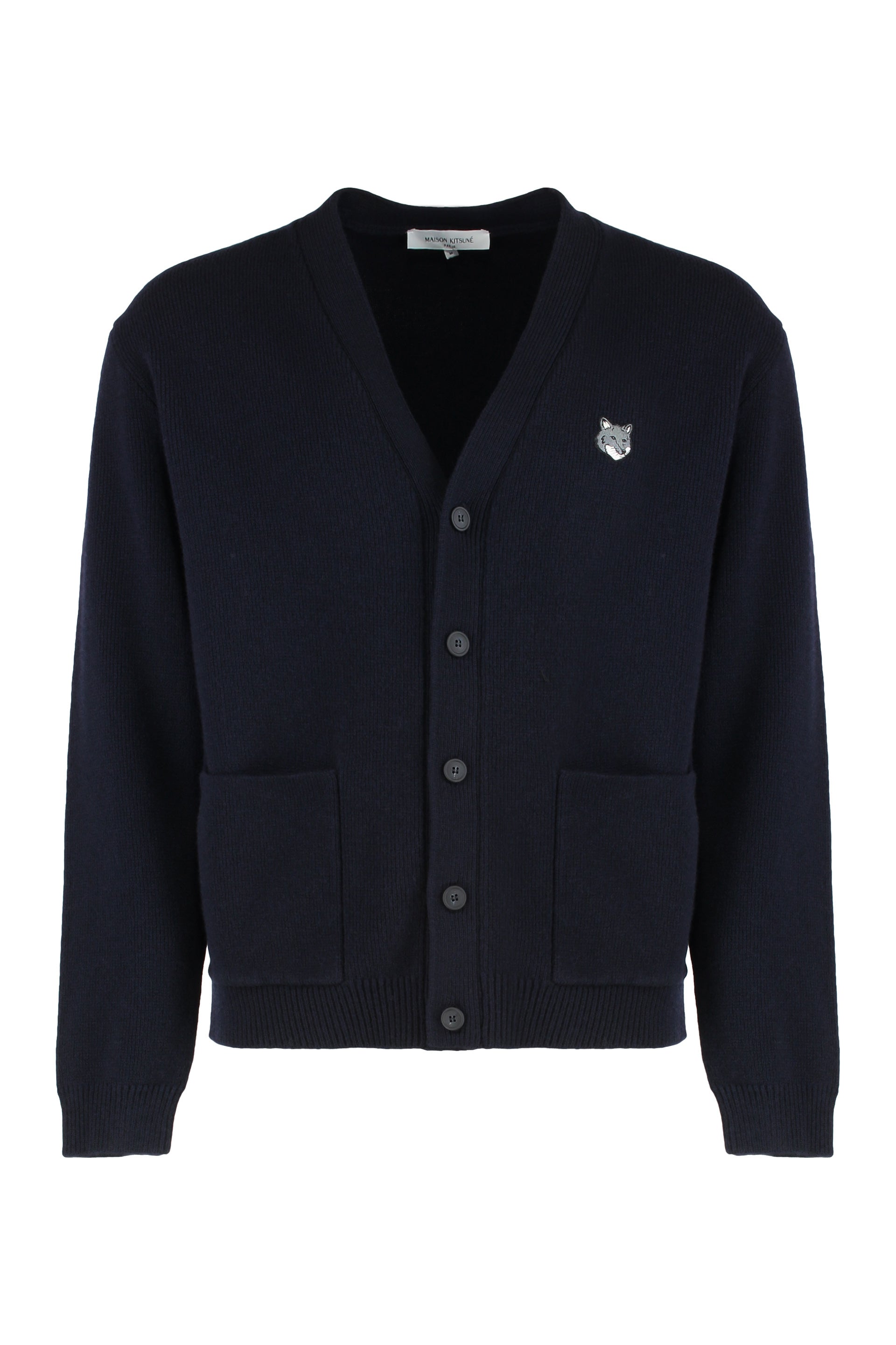 MAISON KITSUNÉ Classic Wool Cardigan for Men