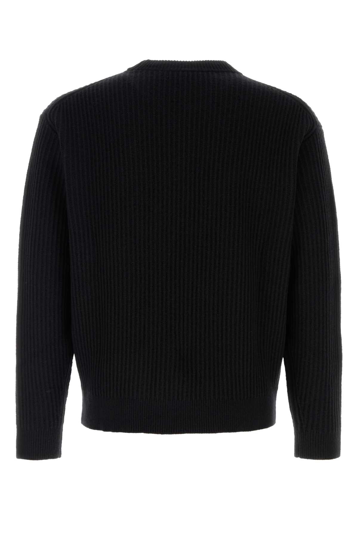 MAISON KITSUNÉ Fox Head Wool Ribbed Jumper for Men - FW25 Collection
