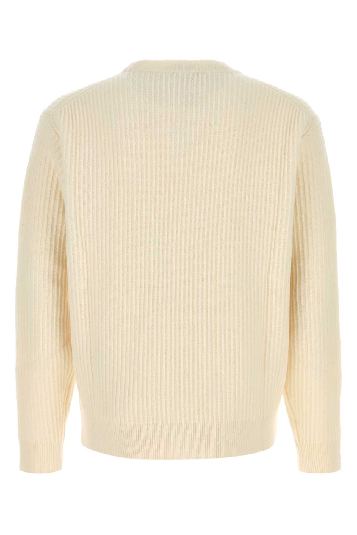 MAISON KITSUNÉ Fox Head Wool Ribbed Jumper