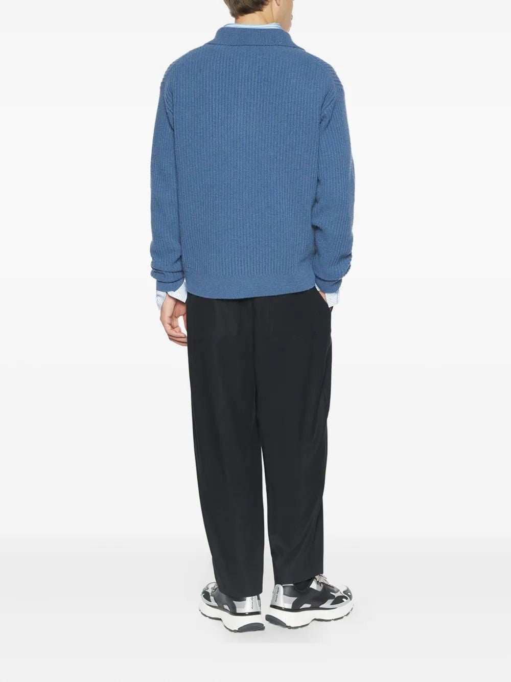 MAISON KITSUNÉ Men's Mini Cropped Pleated Pants
