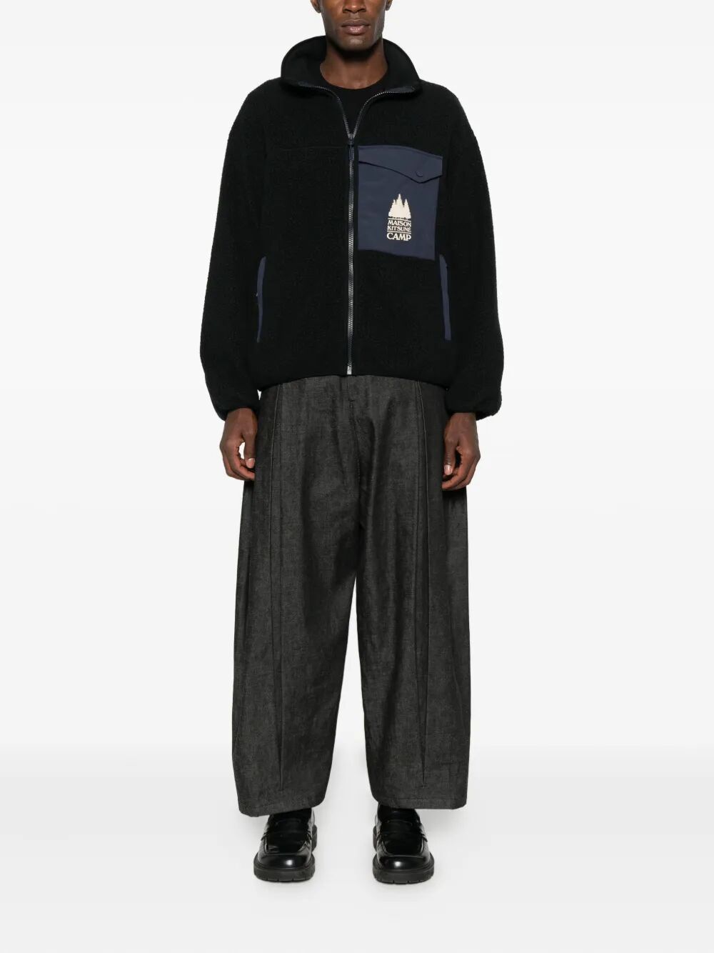 MAISON KITSUNÉ Chest Pocket Zip Fastening Long Sleeve Outerwear