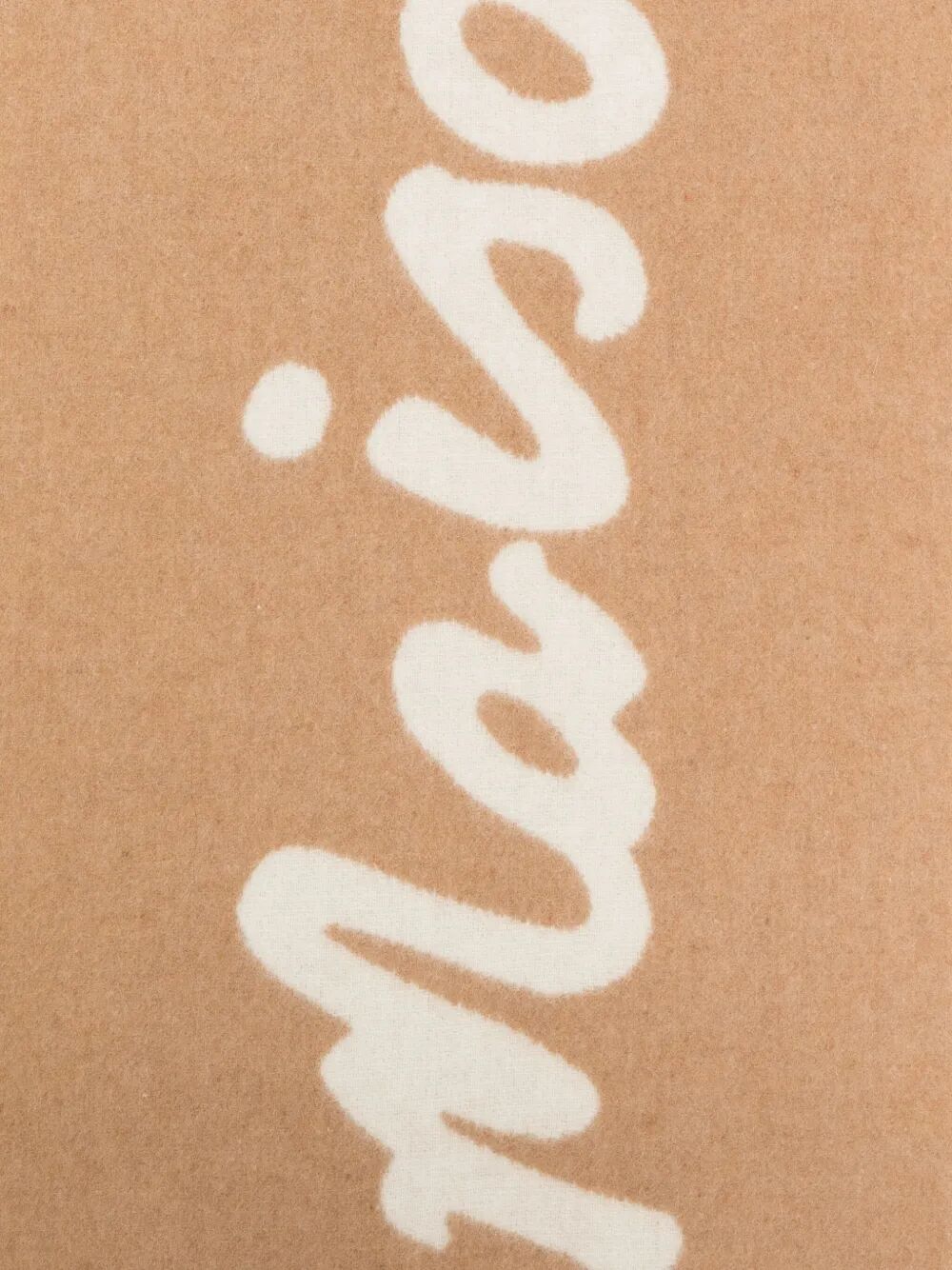 MAISON KITSUNÉ Handwriting Wool Scarf - 220 x 38 cm