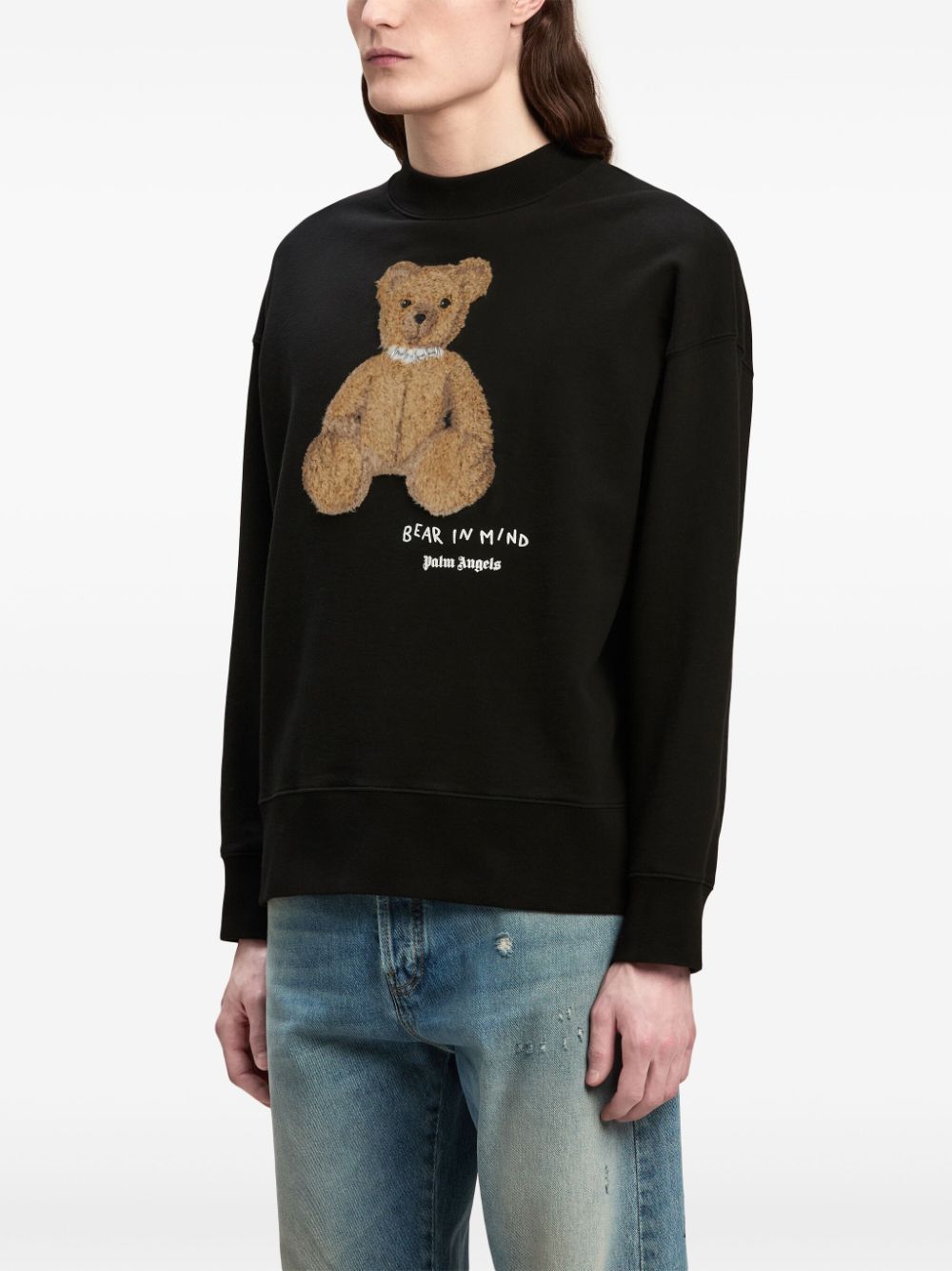 PALM ANGELS Classic Cotton Crew-Neck Sweatshirt - Men's