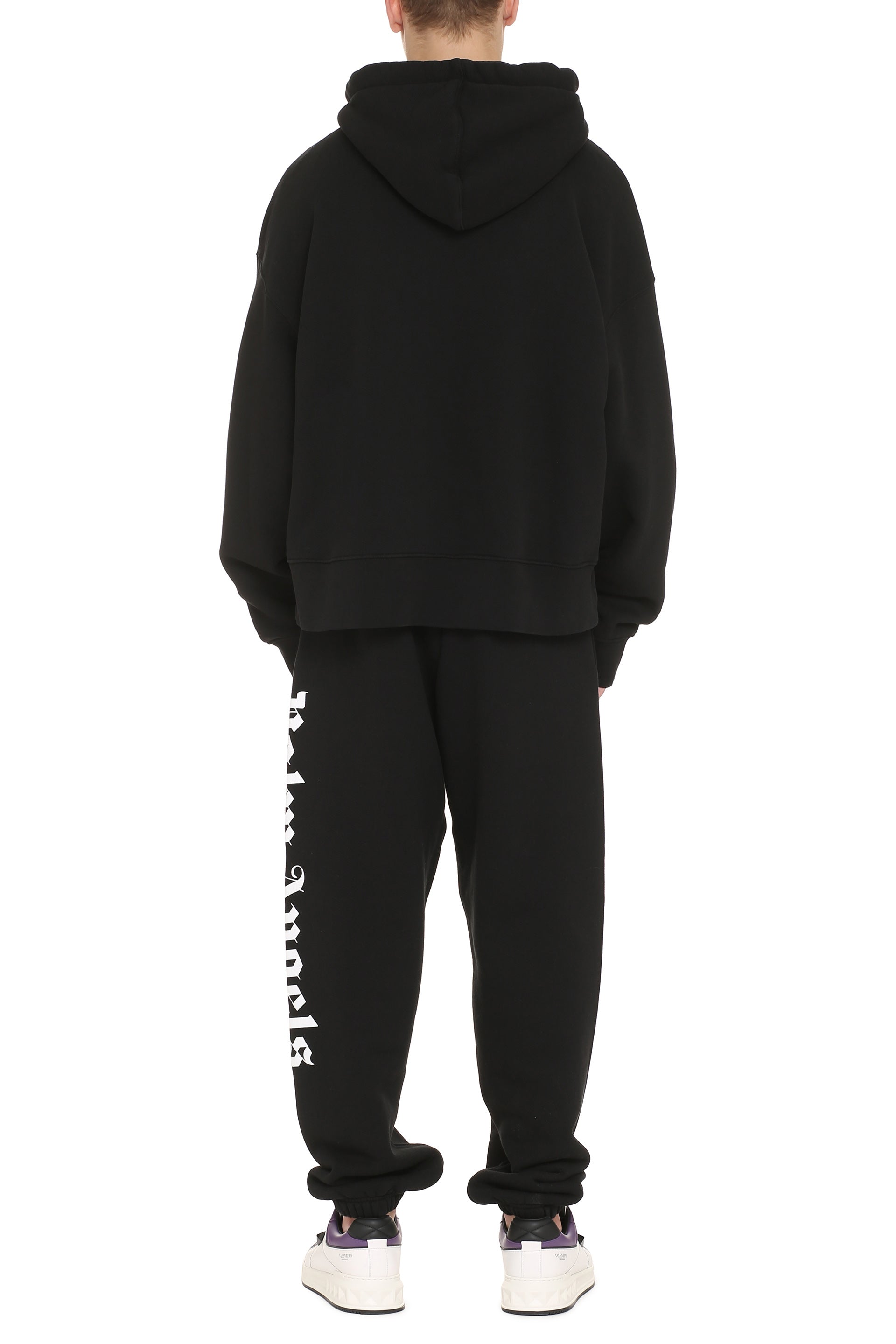 PALM ANGELS Logo Cotton Hoodie