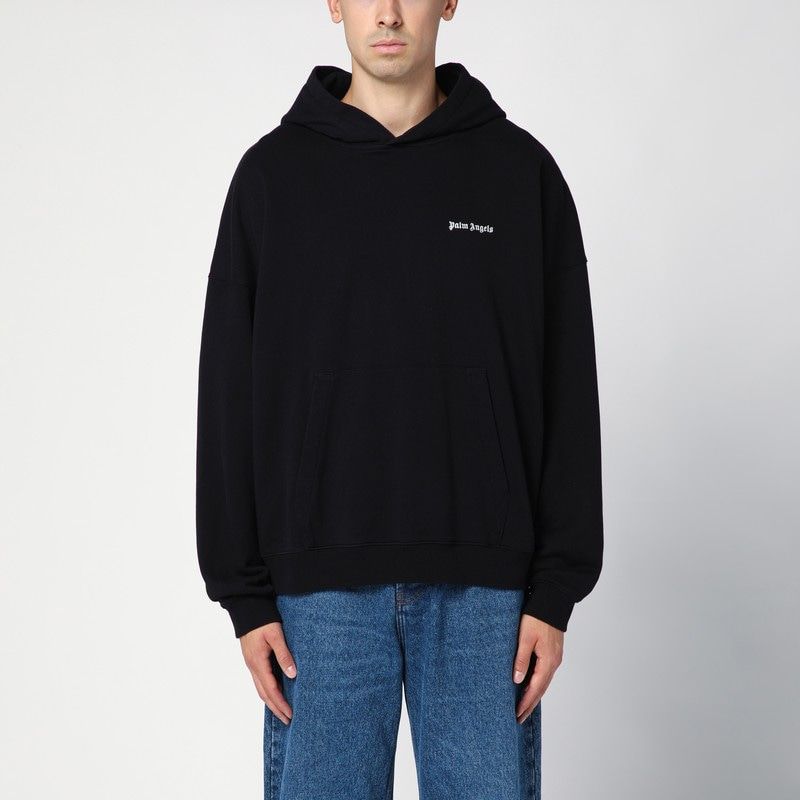 PALM ANGELS Logo Hoodie Sweatshirt for Men - Oversize Fit