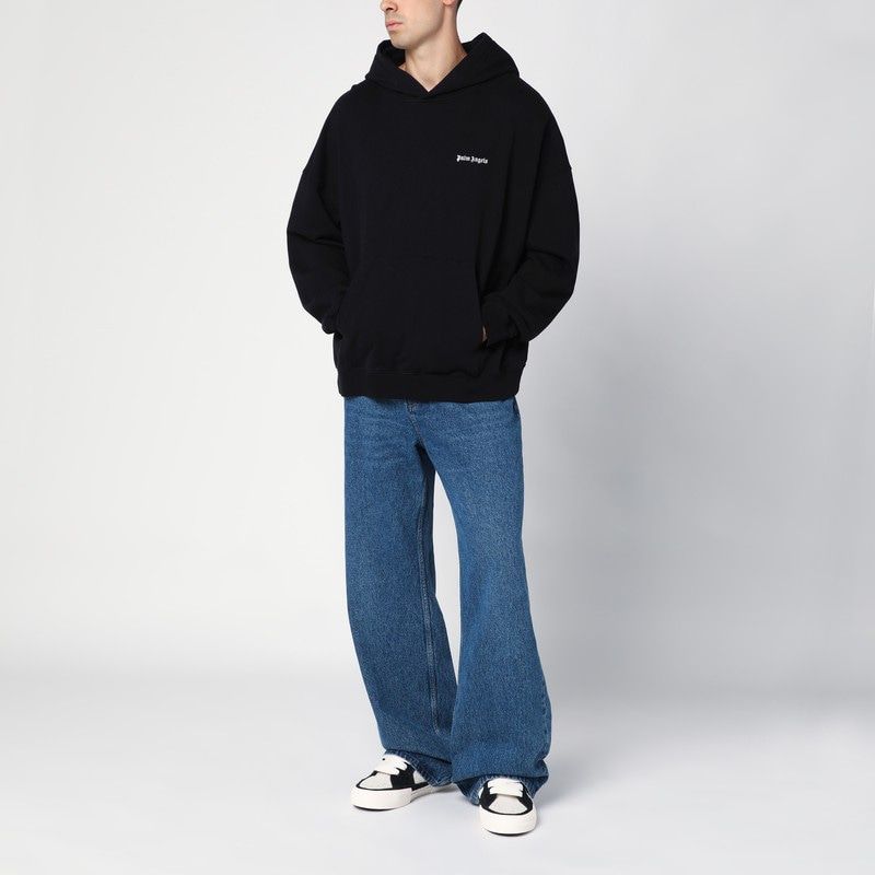 PALM ANGELS Logo Hoodie Sweatshirt for Men - Oversize Fit