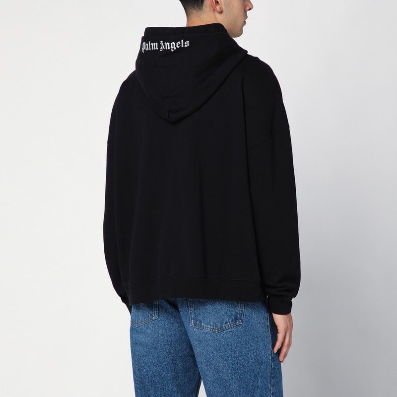 PALM ANGELS Logo Hoodie Sweatshirt for Men - Oversize Fit