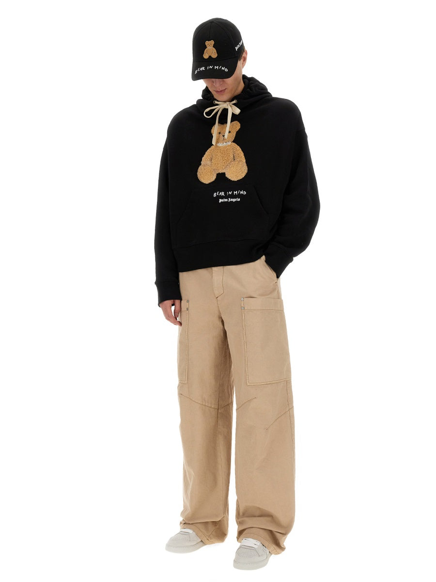 PALM ANGELS Cotton Hoodie - Size L