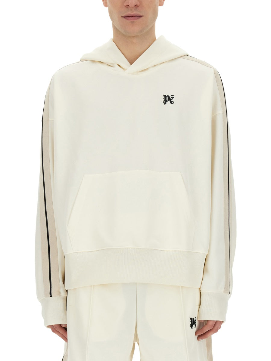 PALM ANGELS Monogram Sweatshirt - Regular Fit, Size L