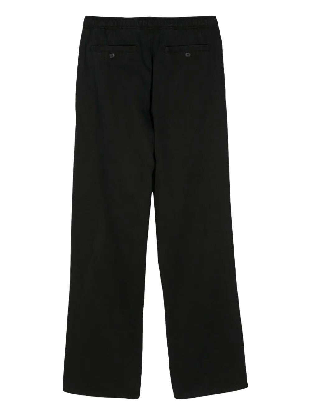 PALM ANGELS Monogram Cotton Blend Trousers - SS24