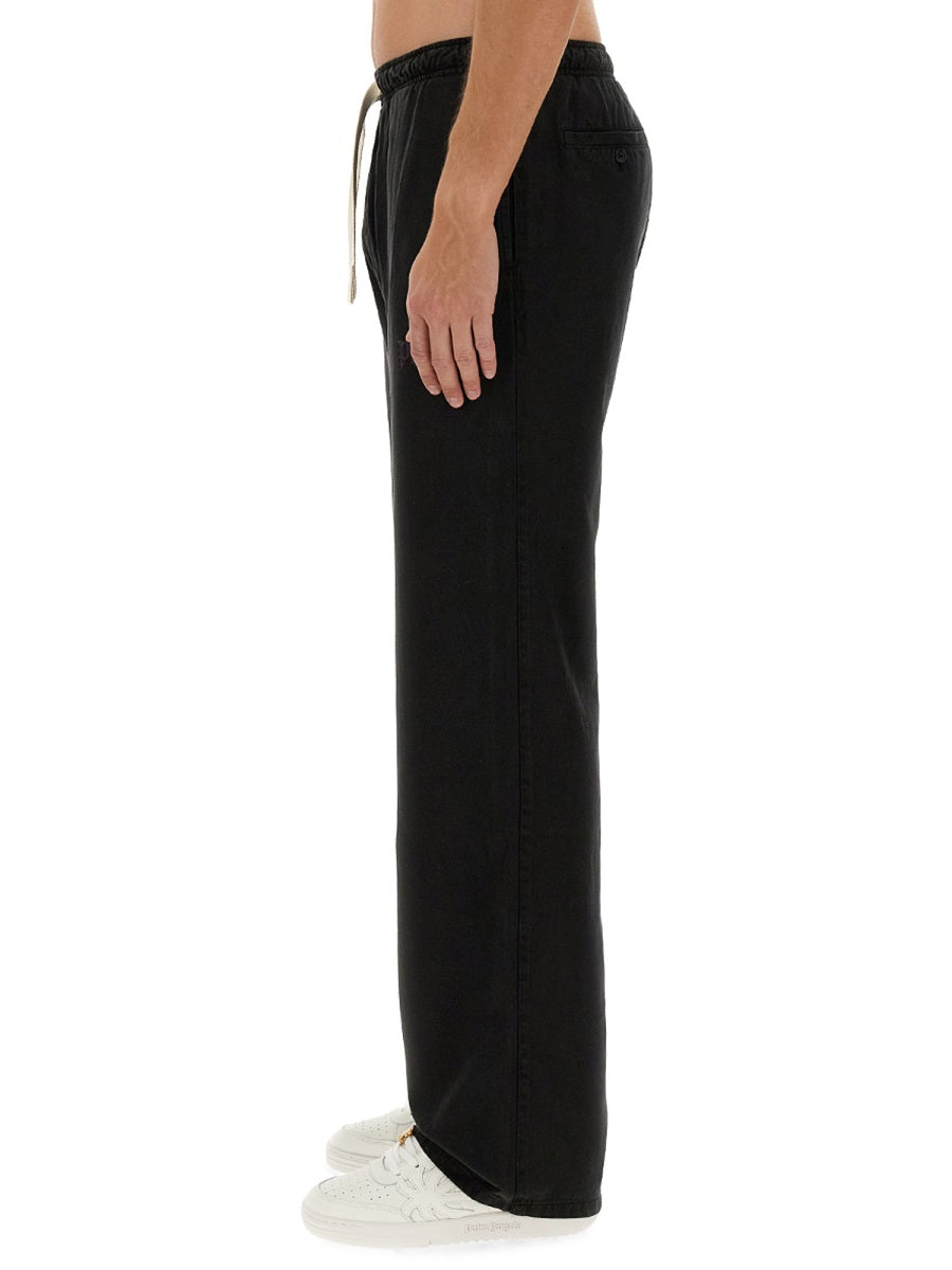 PALM ANGELS Relaxed Fit Pants with Logo - Size 48