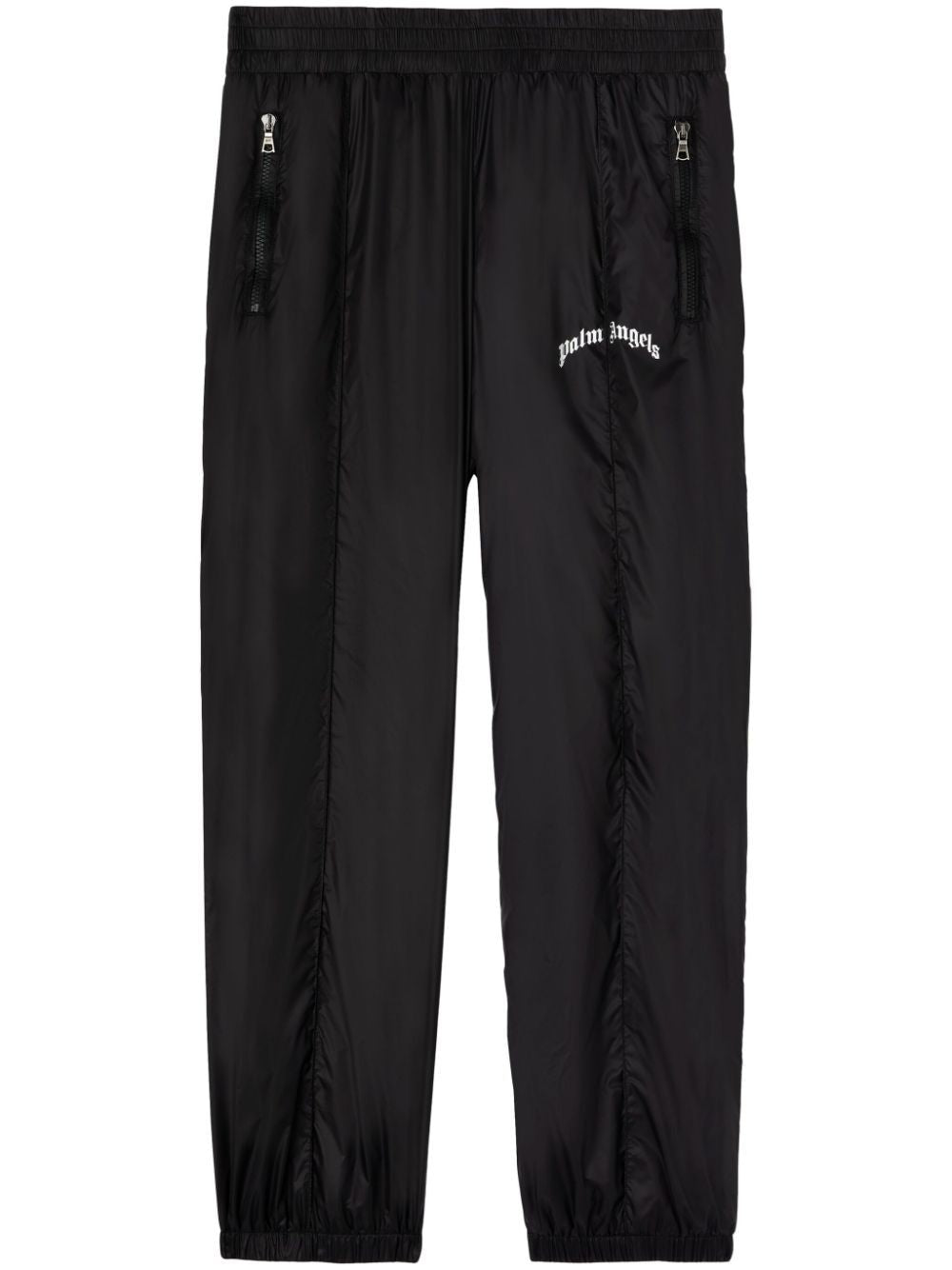 PALM ANGELS Curved Logo Track Pants for Men - SS25 Collection