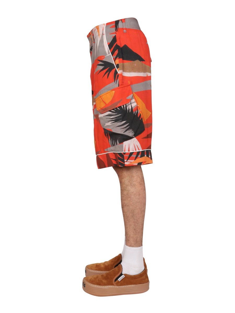 PALM ANGELS Cargo Bermuda Shorts for Modern Men