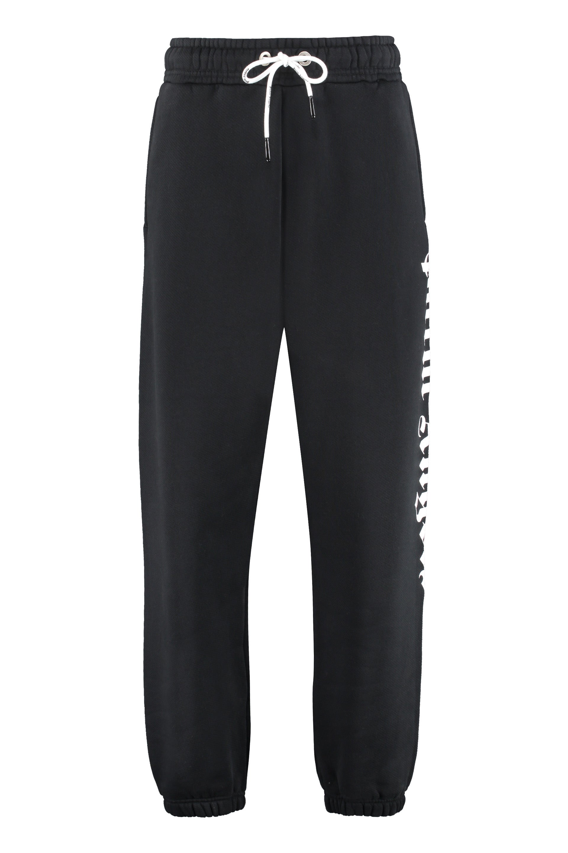 PALM ANGELS Logo Detail Cotton Track-Pants