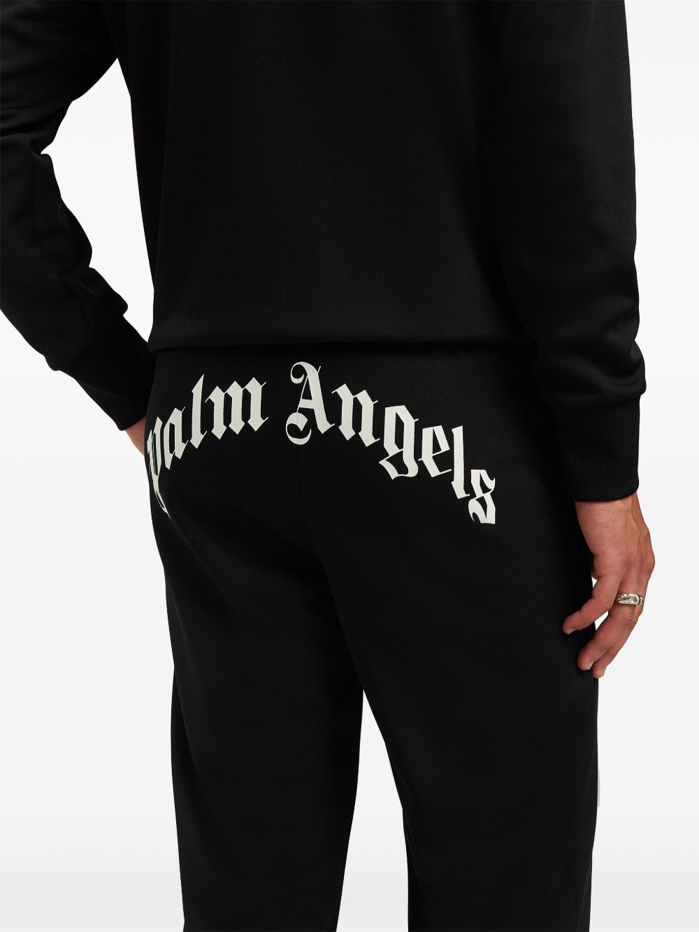 PALM ANGELS Track Pants with Logo Print for Men