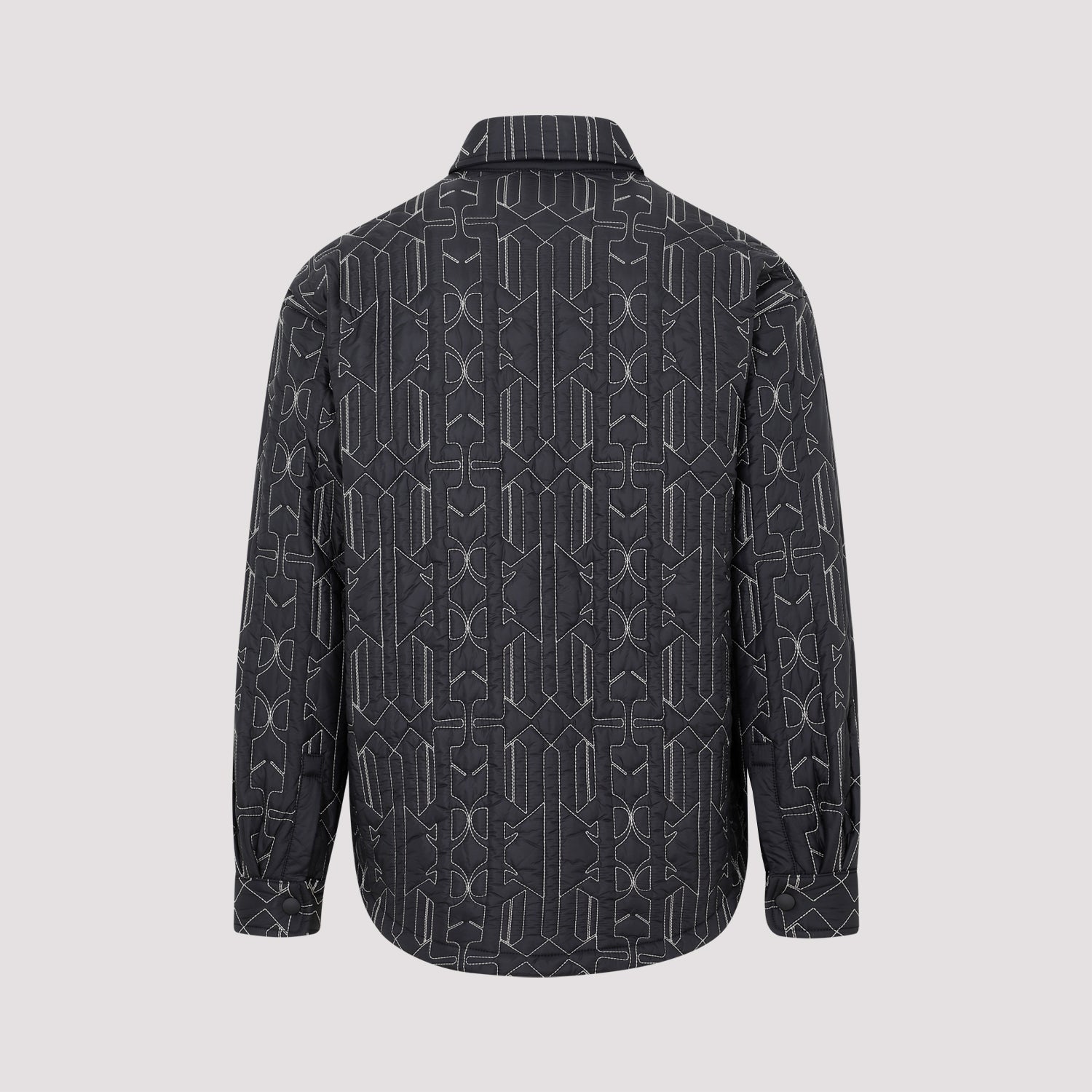 PALM ANGELS Embroidered Nylon Padded Shirt for Men