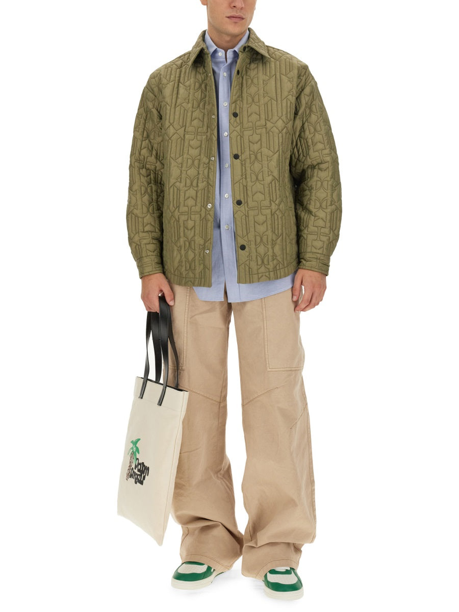 PALM ANGELS Monogram Shirt - Regular Fit (L)