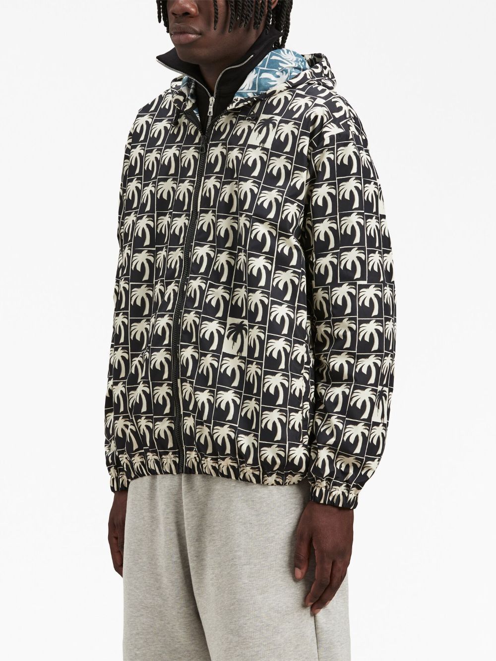 PALM ANGELS Dripping Palm Jacket - Regular Fit, Size L