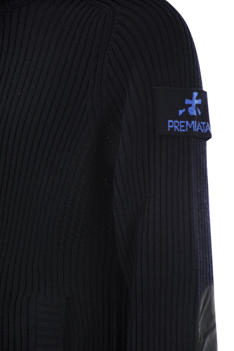 PREMIATA Wool Zip Cardigan for Men - Mid-Season Essential