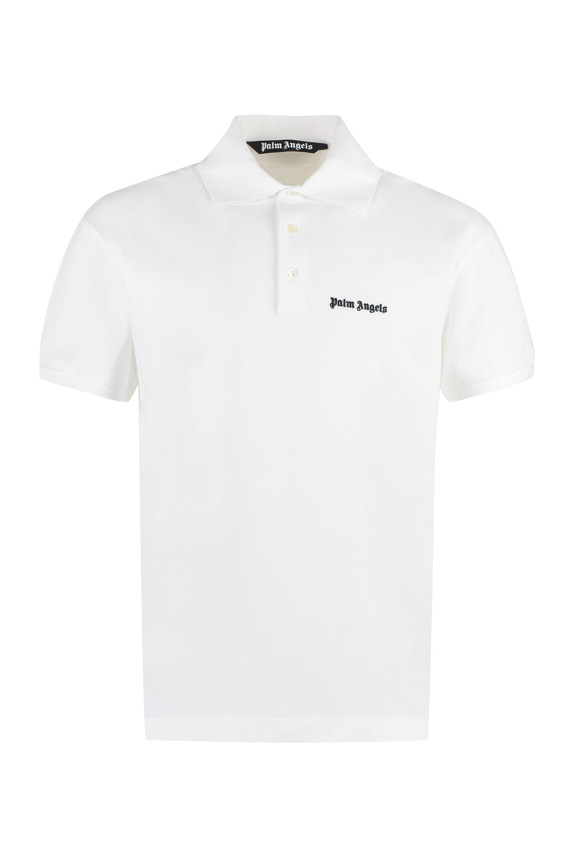 Palm Angels Classic Cotton-Piqué Polo Shirt