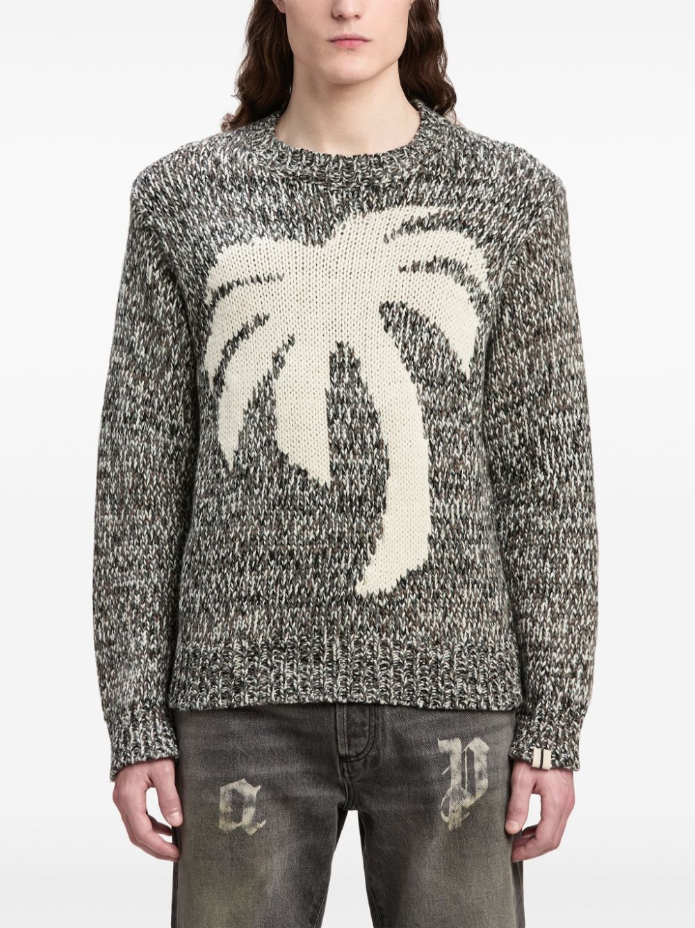 PALM ANGELS Men's Palm Sweater - Fall/Winter 2024