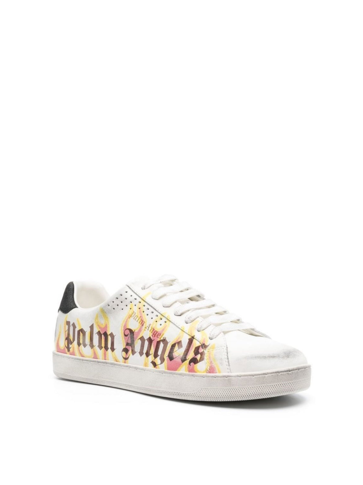 PALM ANGELS Spray Print Flame Logo Sneakers for Men