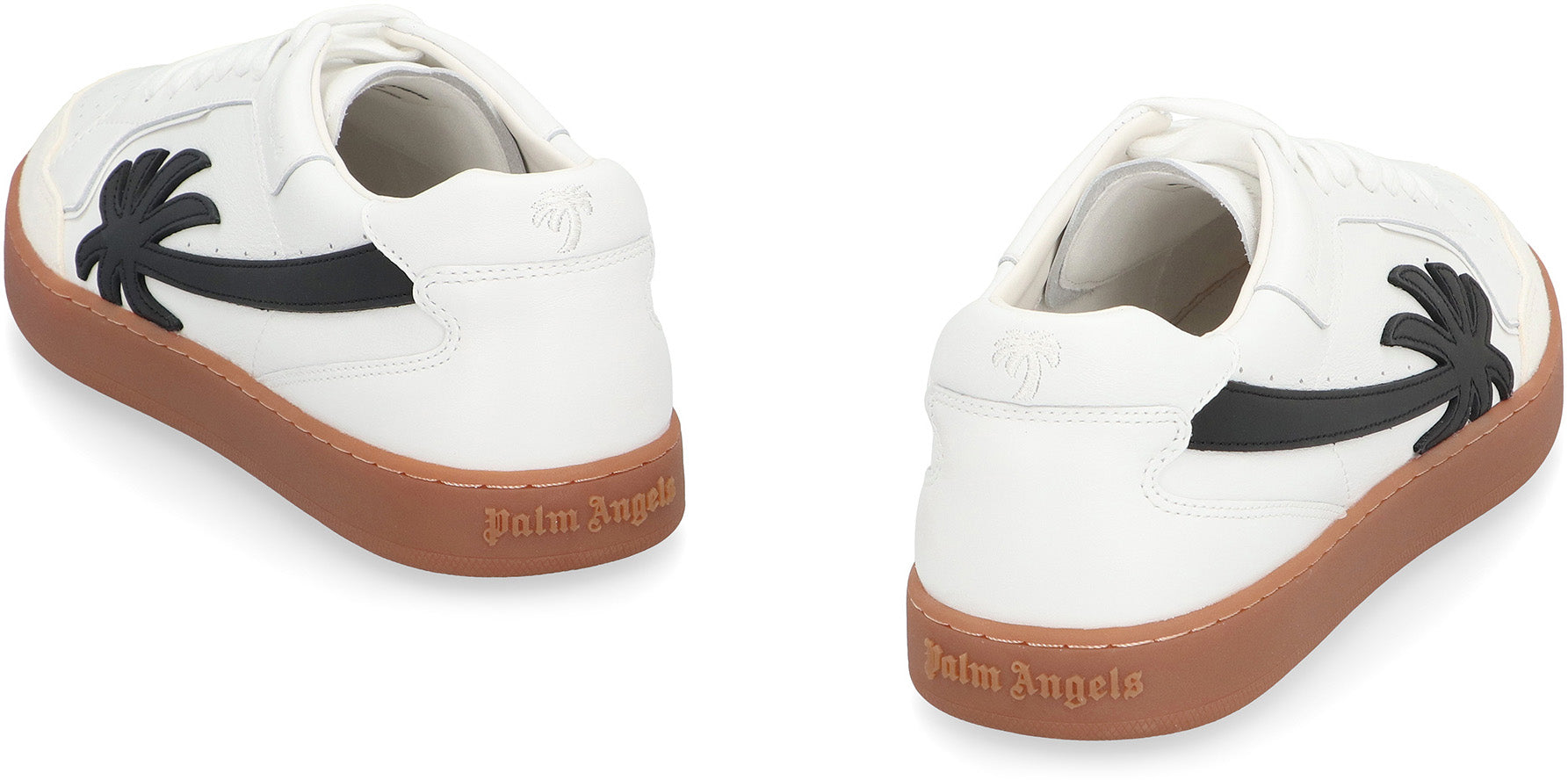 PALM ANGELS Low-Top Sneakers with Contrasting Inserts