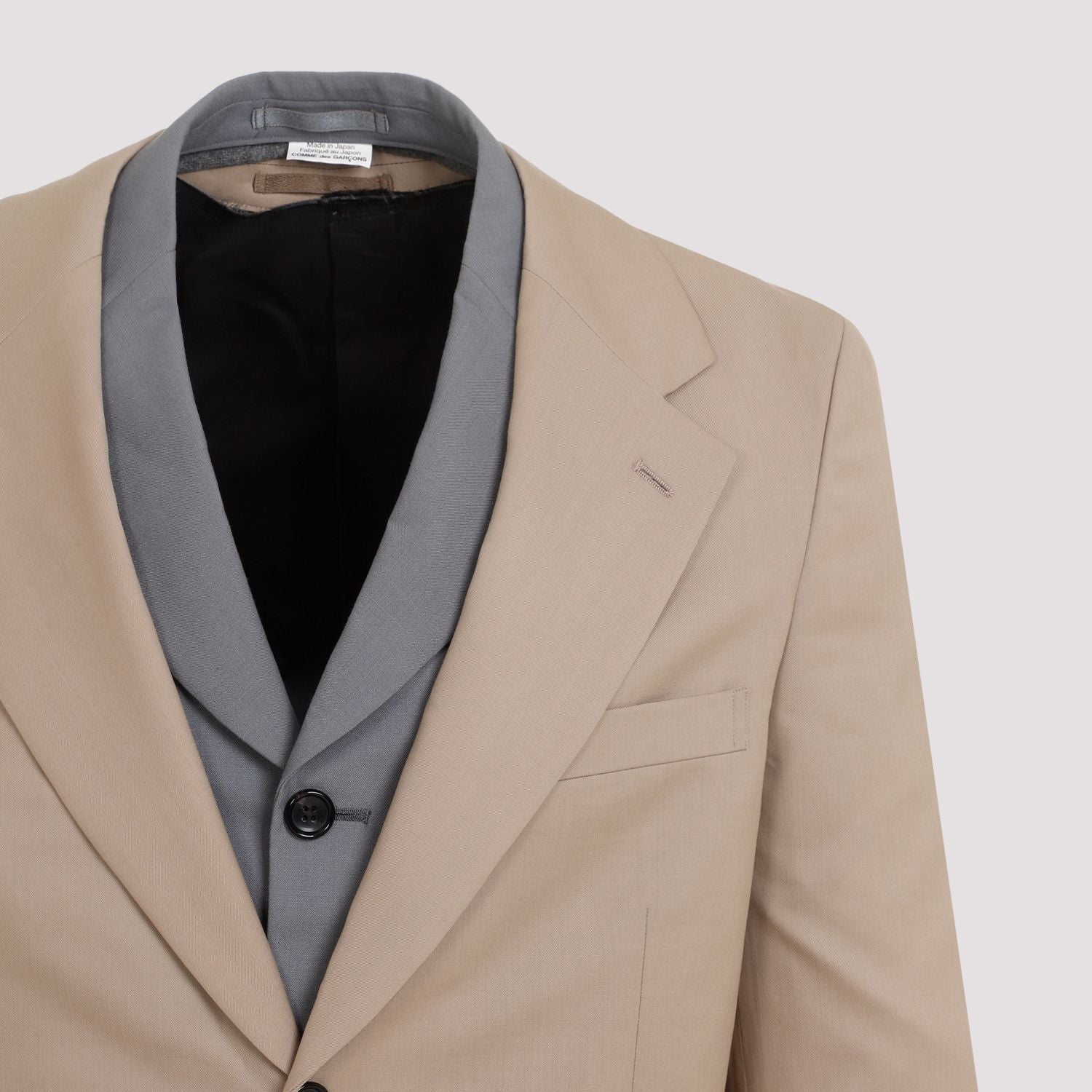 COMME DES GARÇONS HOMME PLUS Wool Jacket for Men - Premium Outerwear