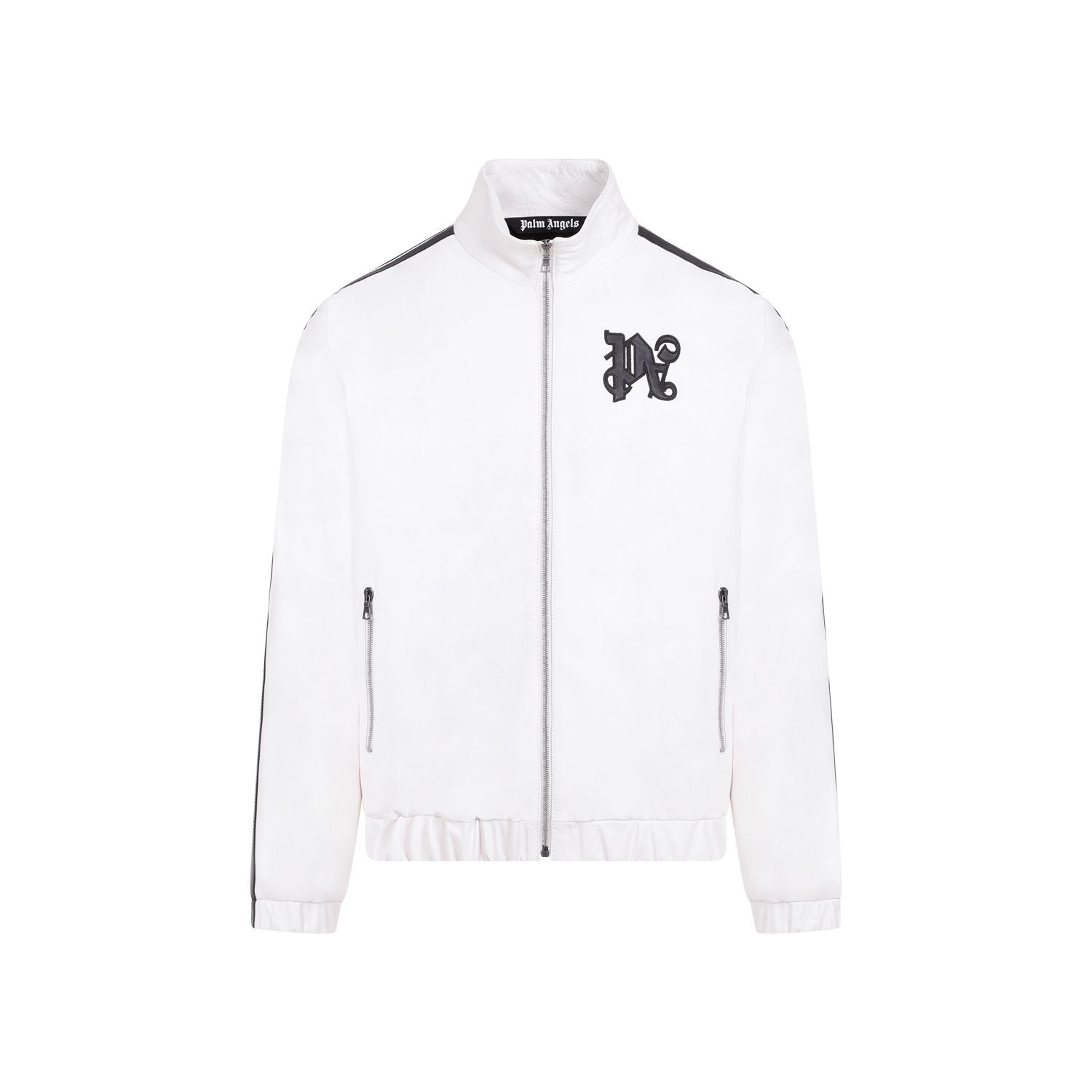 PALM ANGELS Monogram Leather Jacket for Men