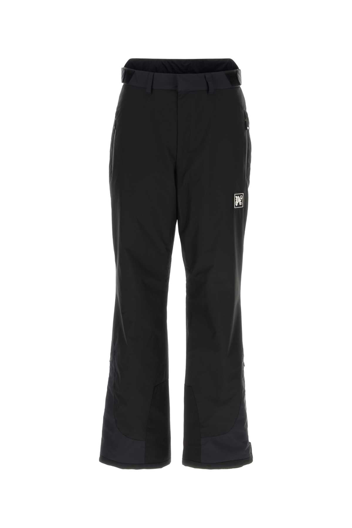 PALM ANGELS Men's Sleek Polyester Ski Pants for SS24