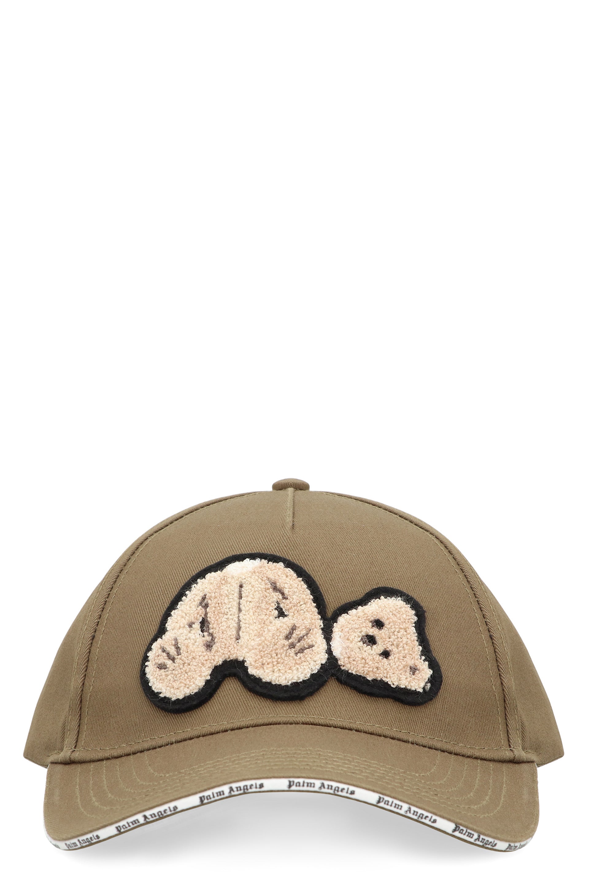 Palm Angels Baseball Cap with Bear Logo Detail