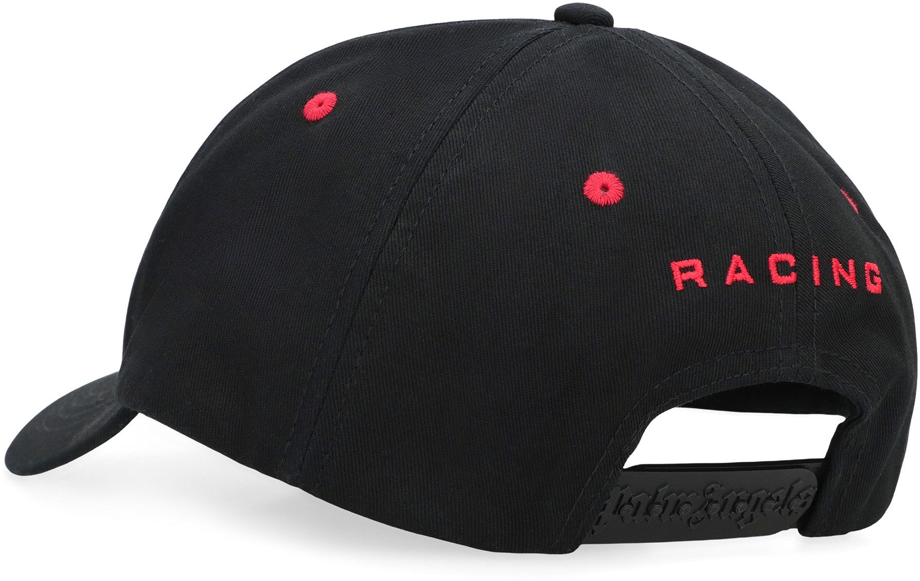 PALM ANGELS Adjustable Baseball Cap with Racing Monogram Detail