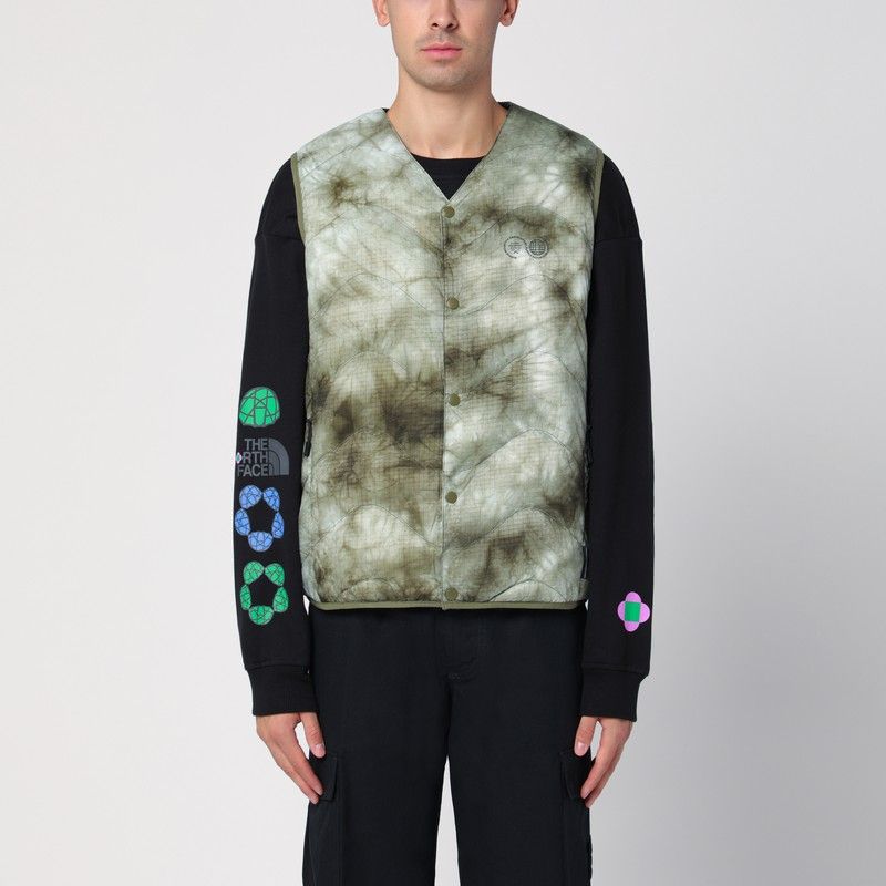 PURPLE MOUNTAIN OBSERVATORY Camouflage Quilted Nylon Waistcoat