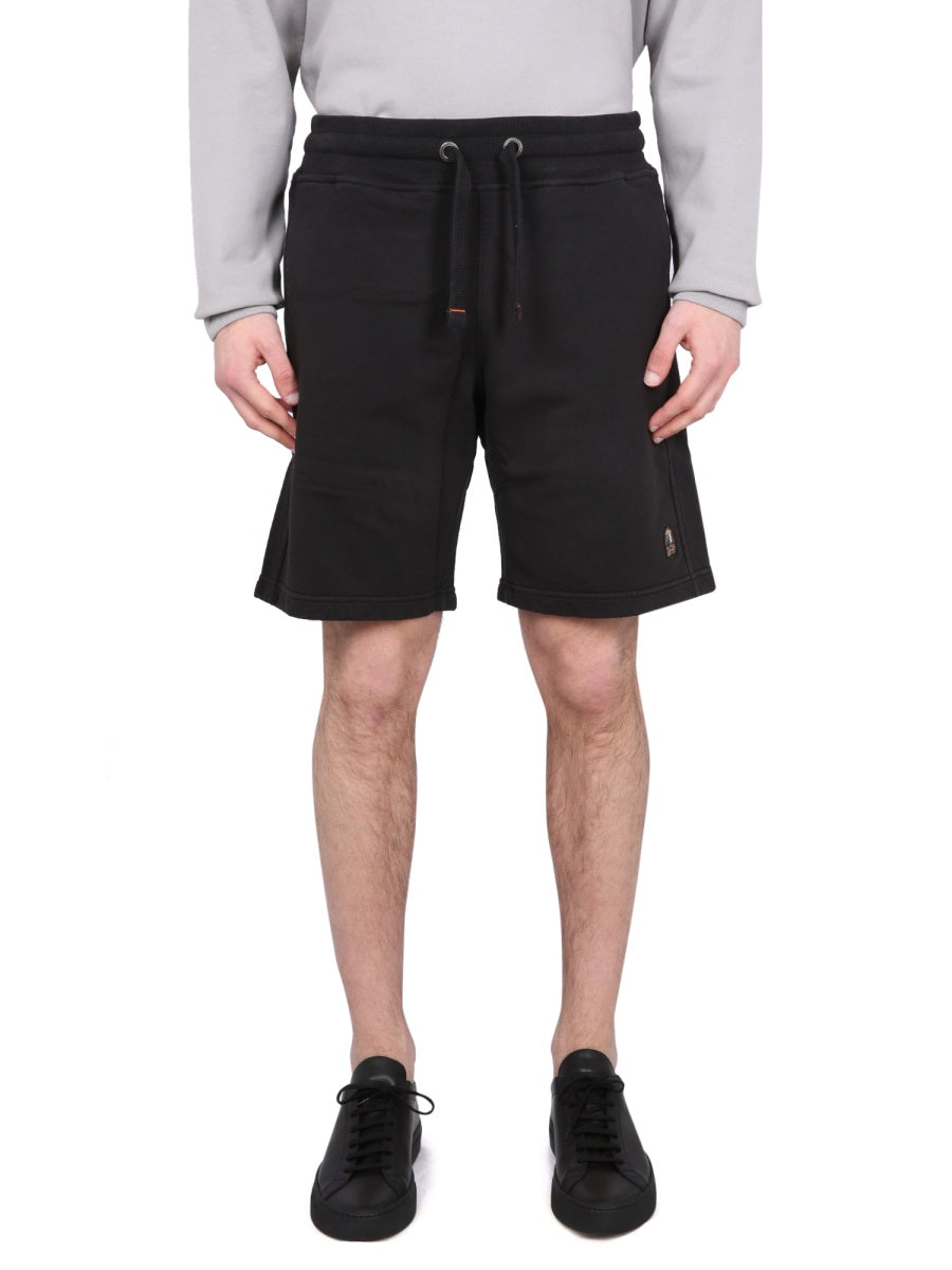 PARAJUMPERS Men's Mini Bermuda Shorts with Elastic Waistband