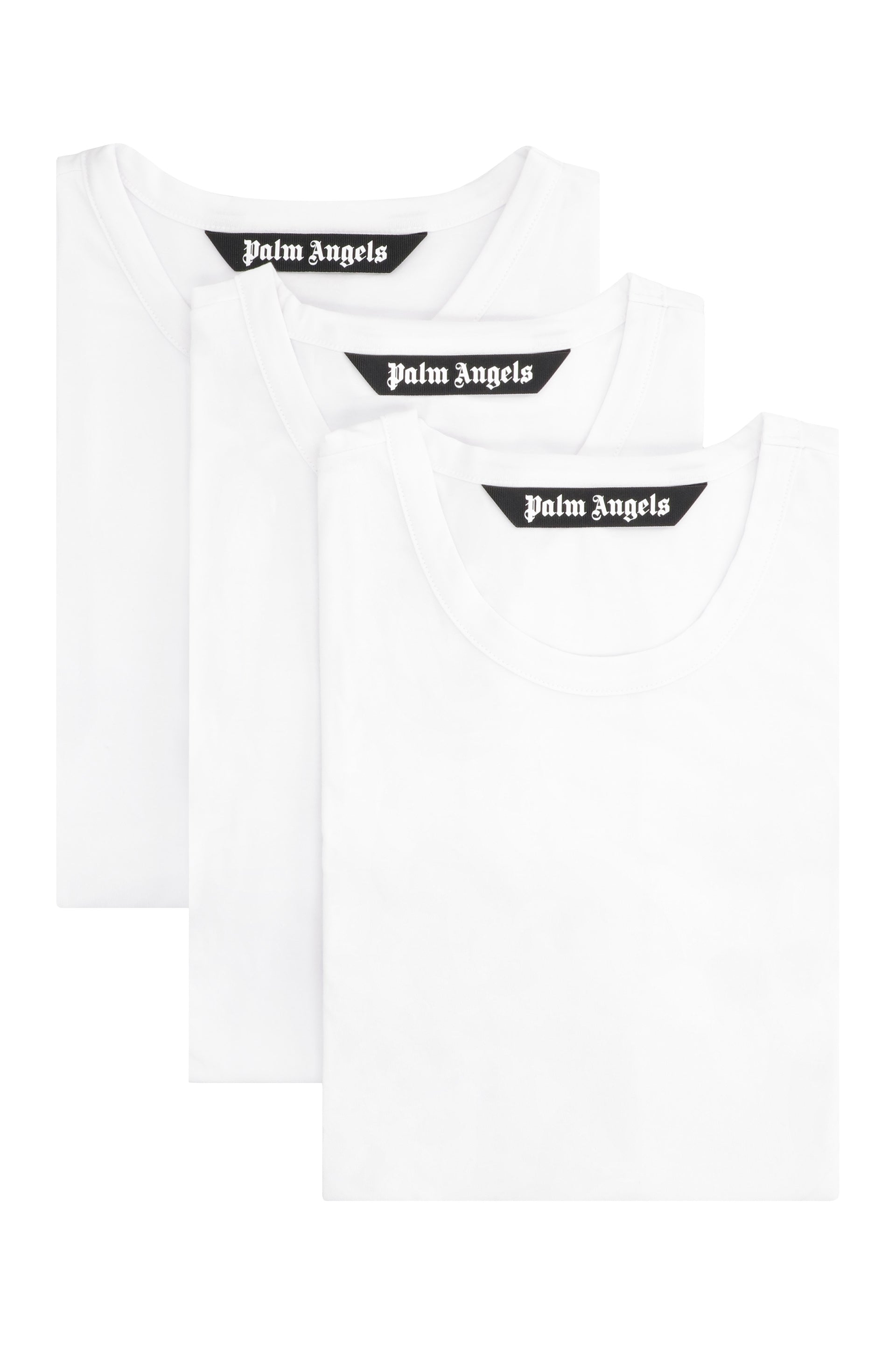 PALM ANGELS Set of Three Classic Cotton T-Shirts