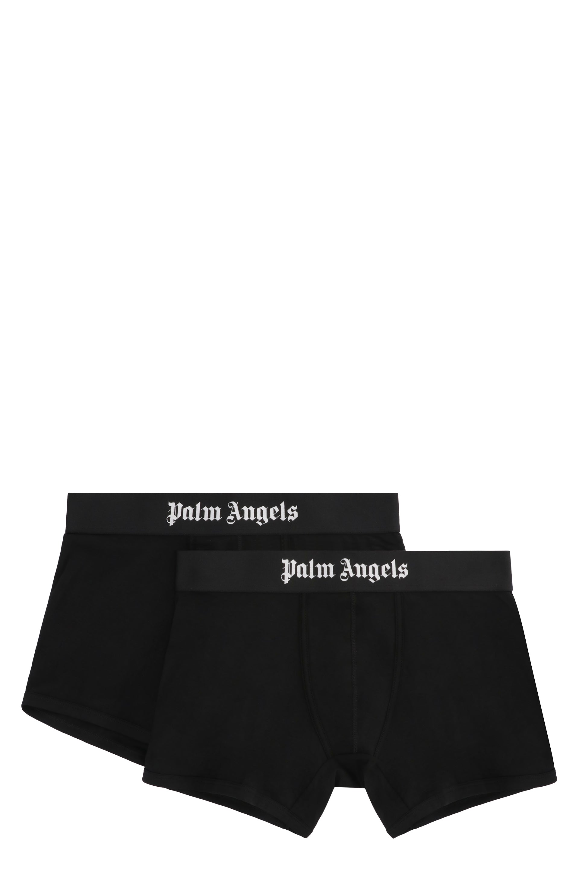 Palm Angels Cotton Boxer Shorts Two-Pack with Branded Elastic Band